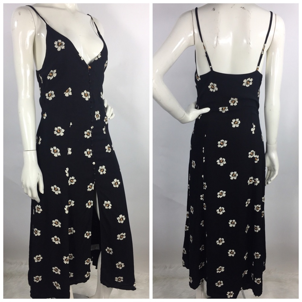 New Lira Button Front Floral Dress